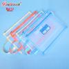 Double-Layer Mesh Subject Pouches, Set of 4, A4 Size, Elementary School Mesh Zipper Bags, Subject Pouches, Handheld Document Bags