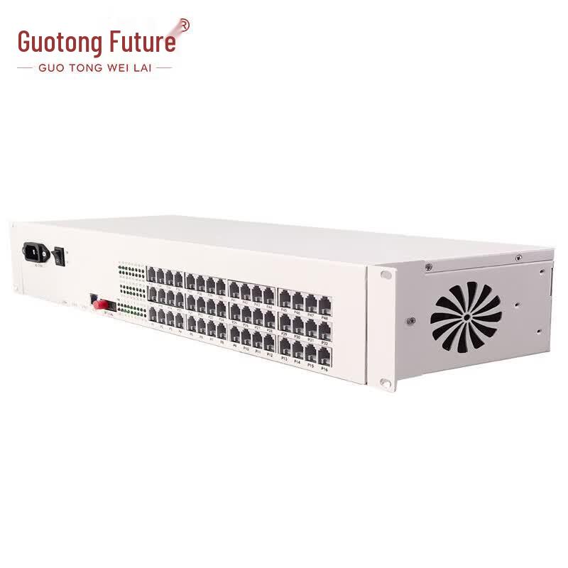 Guotong Future 48-Channel Telephone & Gigabit Fiber Optic Transceiver