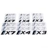 1Pc 3D ABS Letters Logo Car Rear Trunk Side Fender Emblem Badge Sticker Decal Auto Stying Accessories