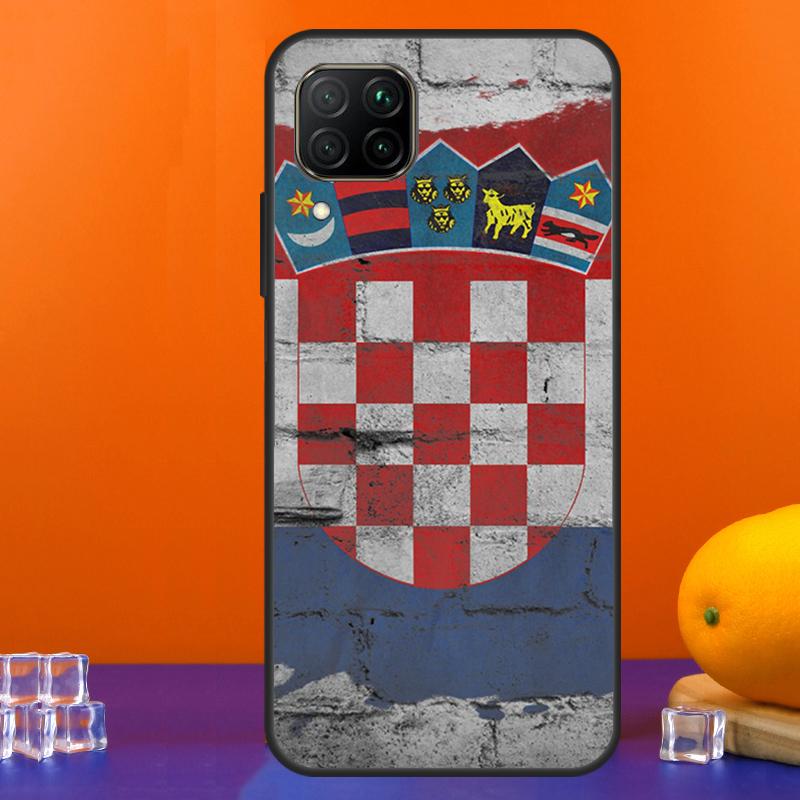 Croatia Flag For Huawei Nova 12s 12i 11i 5T 9 10 SE Y91 Y90 Y60 Y70 Y72 Y61 P60 Pro P20 P40 P30 Lite Case