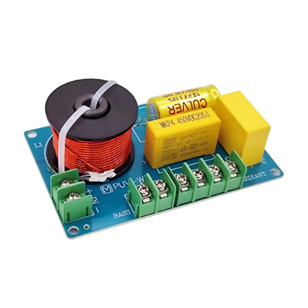 3-Way Speaker Frequency Divider Home Theater Dance Audio Hifi Filter Circuit Board Bookshelf Audio for 3.5/4/4.5-8 Inch Speakers