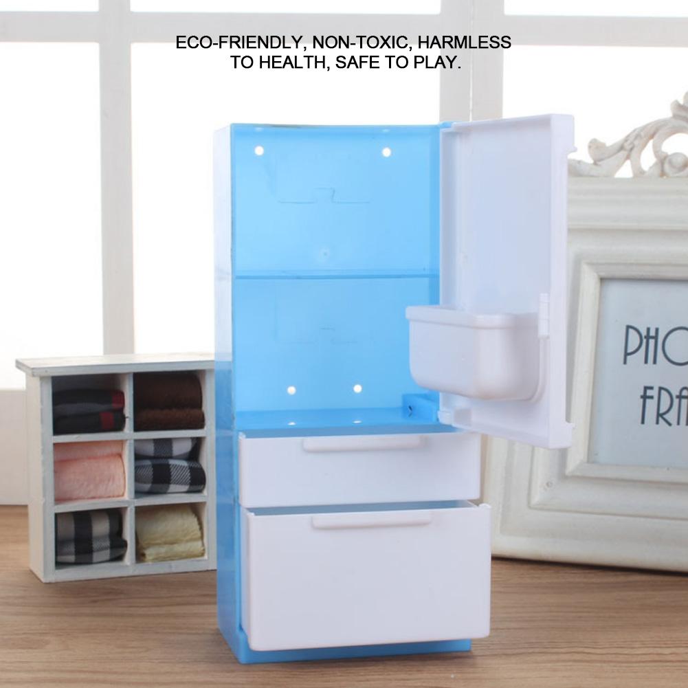 Mini Refrigerator for Dolls Derived Product Dolls Simulation House Furniture Doll Fridge Toy