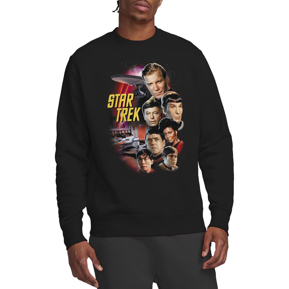 Star Trek Unisex Adult The Classic Crew Sweatshirt