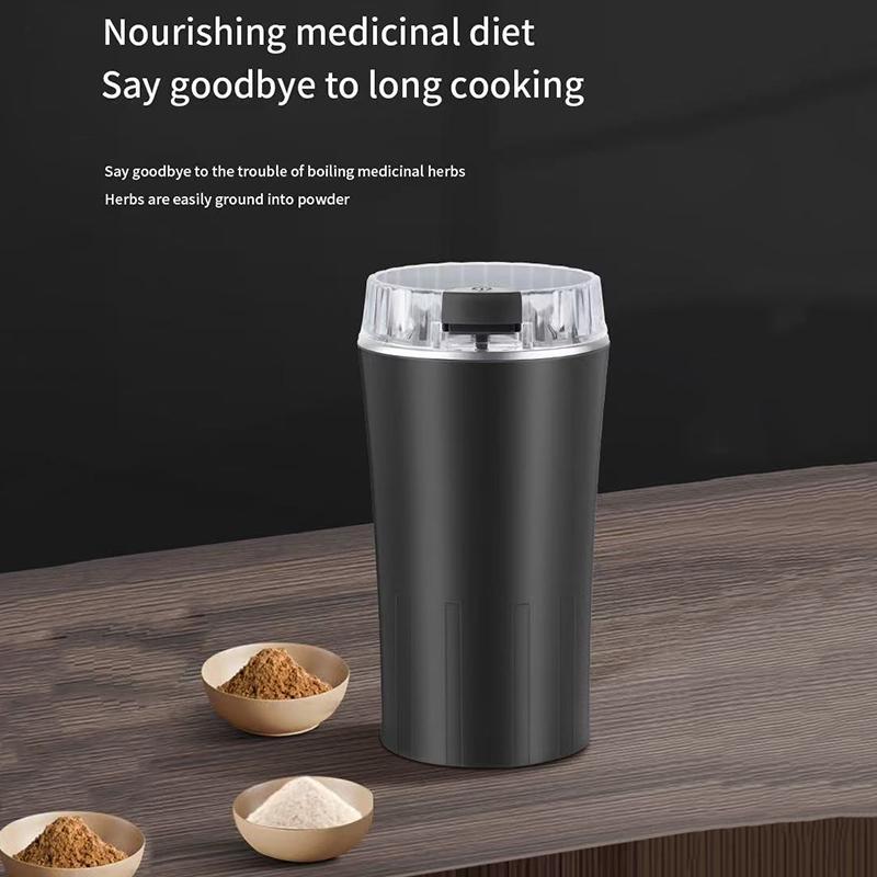 Electric Grain Spice Grinder 8 Stainless Steel Blades Fast Grinding Low Power for Student Dorm Coffee Making Use