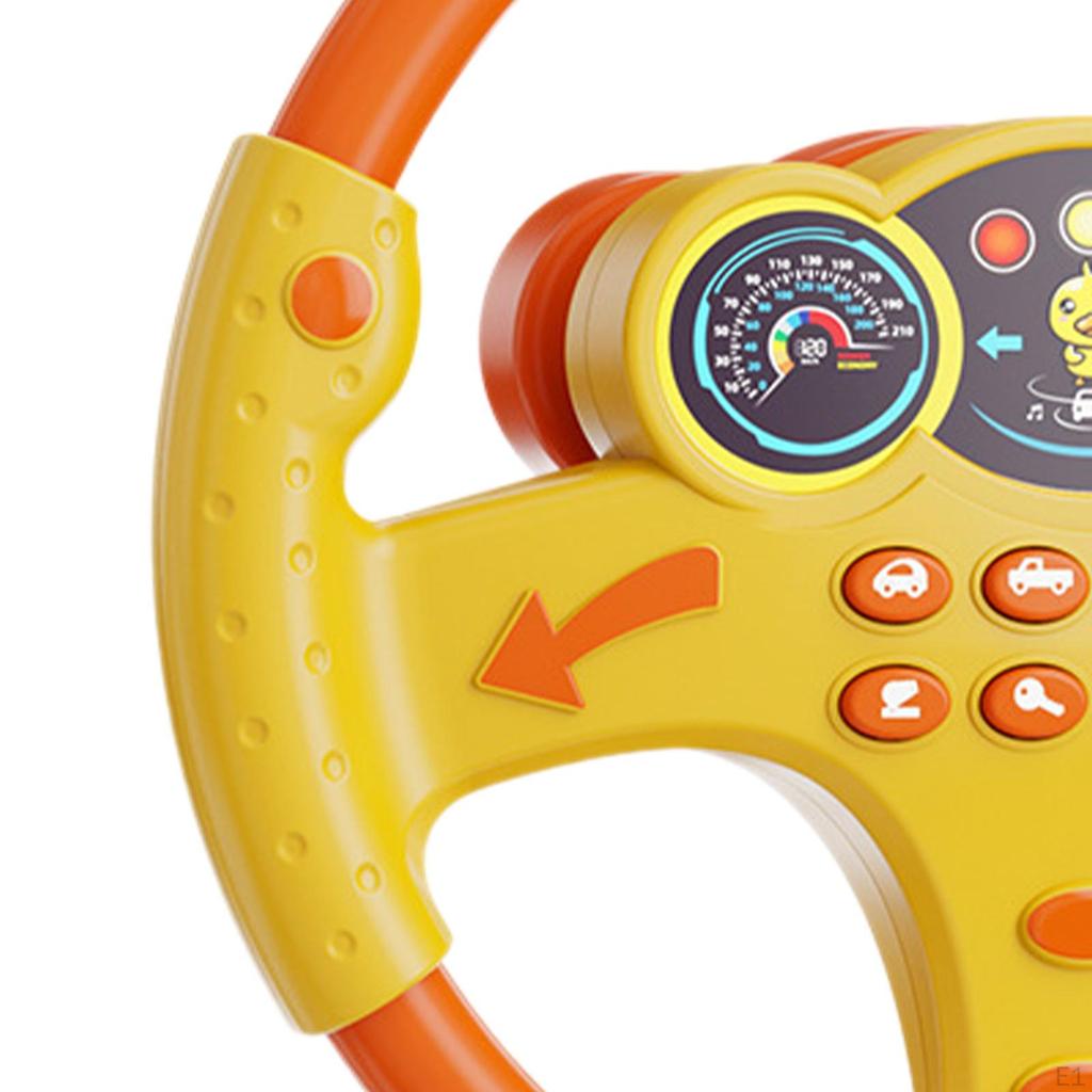 Interactive Car Steering Wheel Toy for Kids - Educational Driving Playset