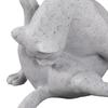 Licking Butt Cat Figurine Funny Resin Cat Statue Collectible Whimsical Kitty Ornament for Shelf Desk Decor Gift for Cat Lovers