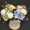 Camellia Dual Color Rose Artificial Flowers For Wedding Decor Props Photography