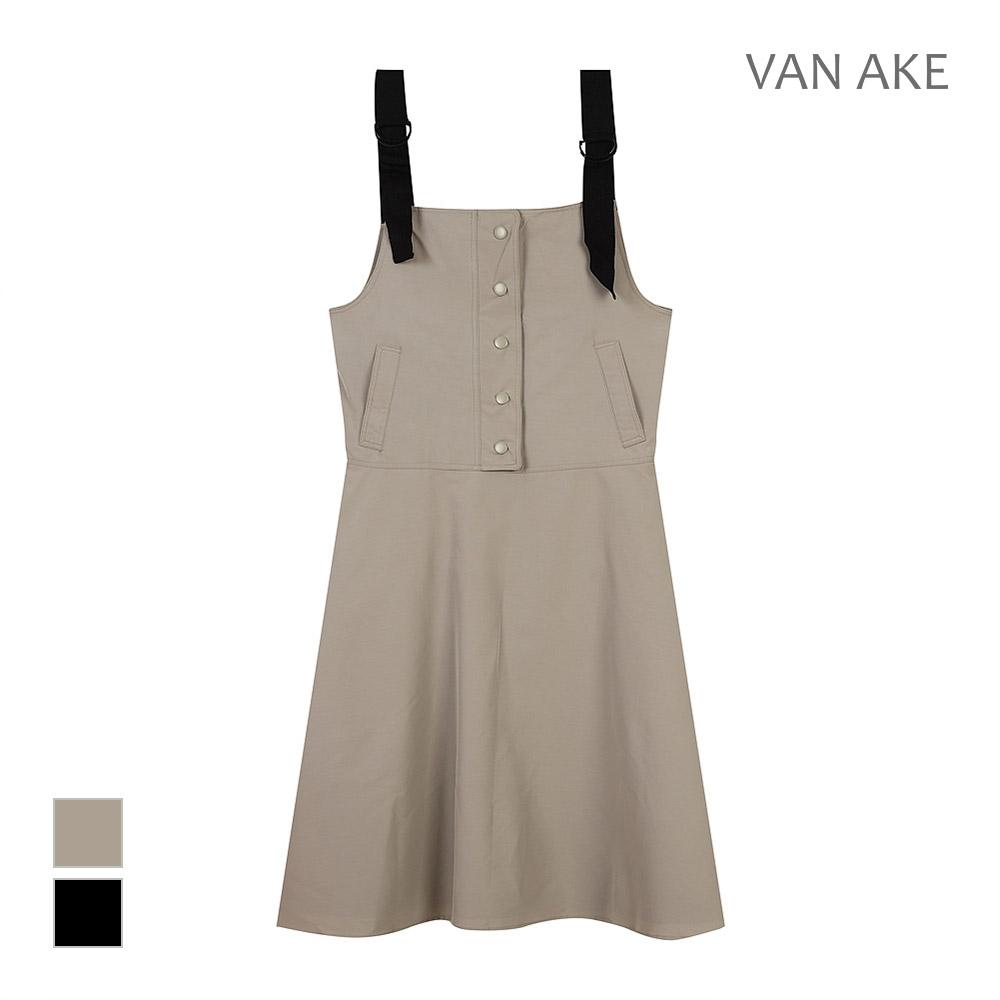 VANAKE Color Block Suspender Dress_Vb38Opud03Z