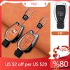 FQY2 2025 Hot New Car Key Case Cover Shell Fob Keychain For Mercedes Benz W204 W463 W176 W251 W205 A200 A260 A C R G Class GLA CLA GL