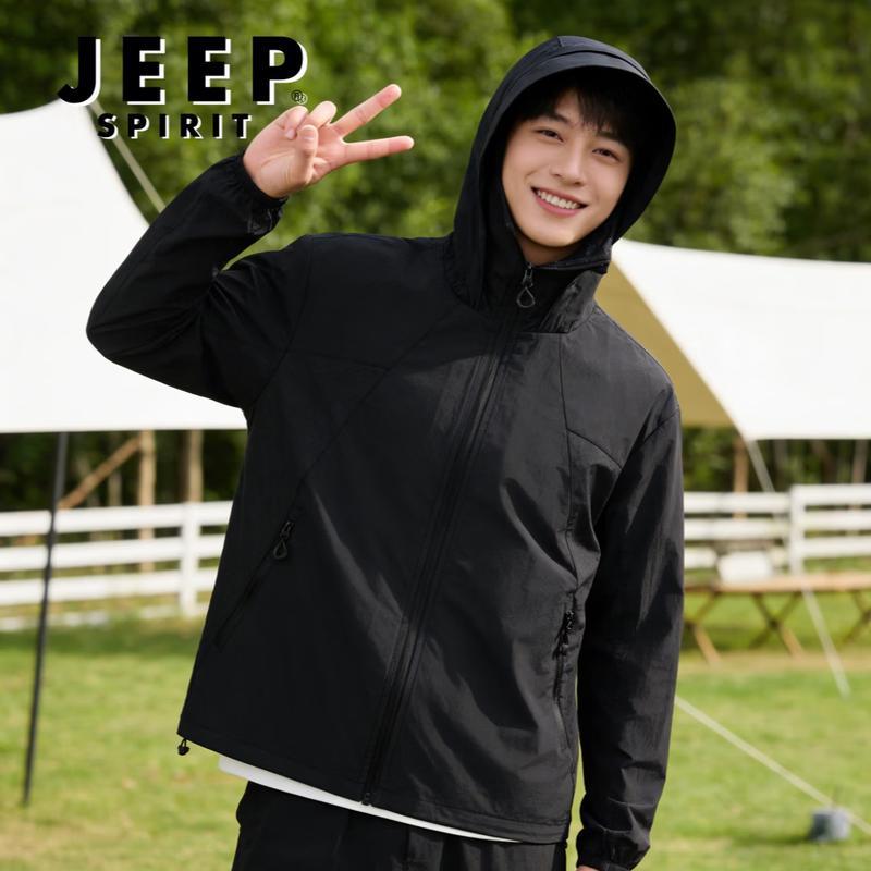JEEP SPIRIT Unisex Hooded Sun Protection Jacket