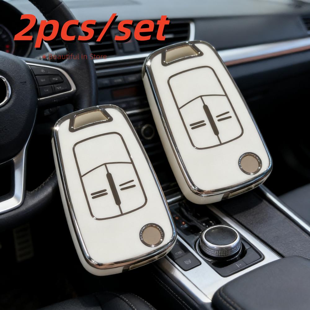 2pcs/lot Car Key Fob Cover For Vauxhall Opel Corsa Astra Vectra Signum H Vectra Car Key Case Covers