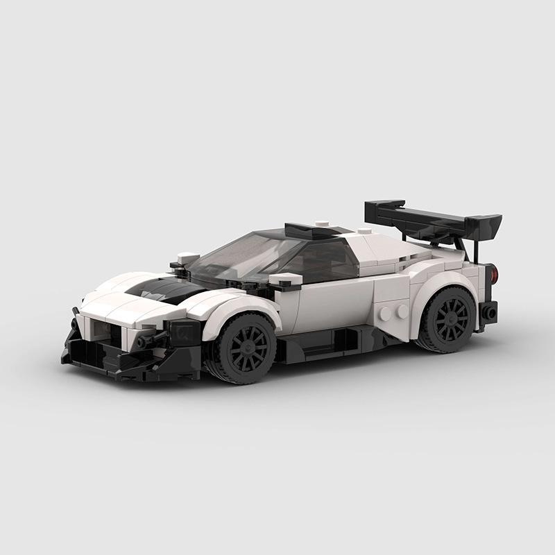 Creative MOC Car City Racing Vehicle Retro Speed Car Rally Building Blocks Bricks Ornament Toys For Kids Adults Birthday Gifts