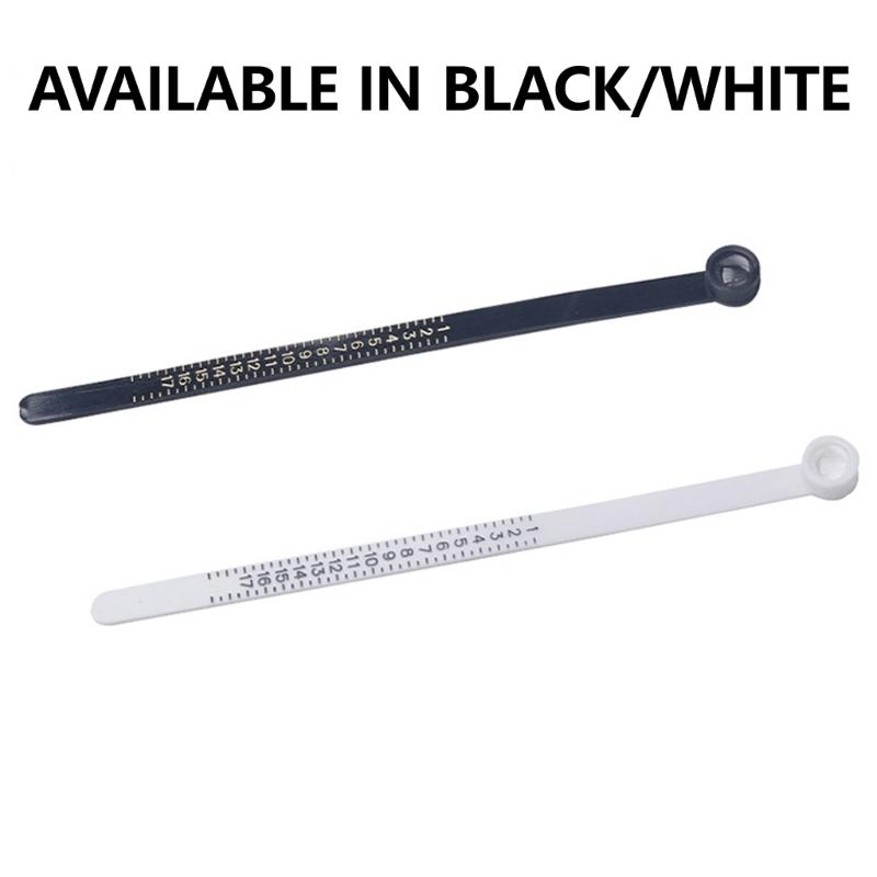 Reusable Finger Size Gauge Rings Sizer Measuring Tool with Magnifying Glass Jewelry Sizing Tool Finger Rings Measurer