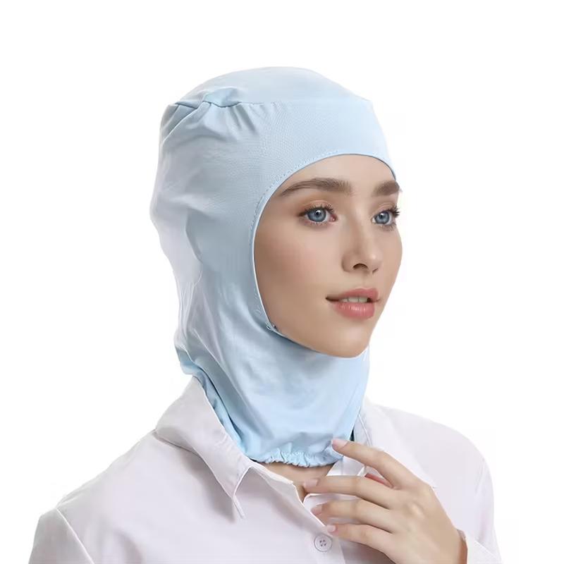 1PC Hat Skin Friendly Elasticity Convenient Neck Protection Comfortable Lightweight Windproof Cotton Fabric Durable