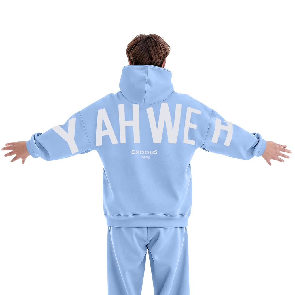 Hooded Sports Tracksuit Unisex Running Outfits Long Sleeve Pullover Hoodies Sweatshirt