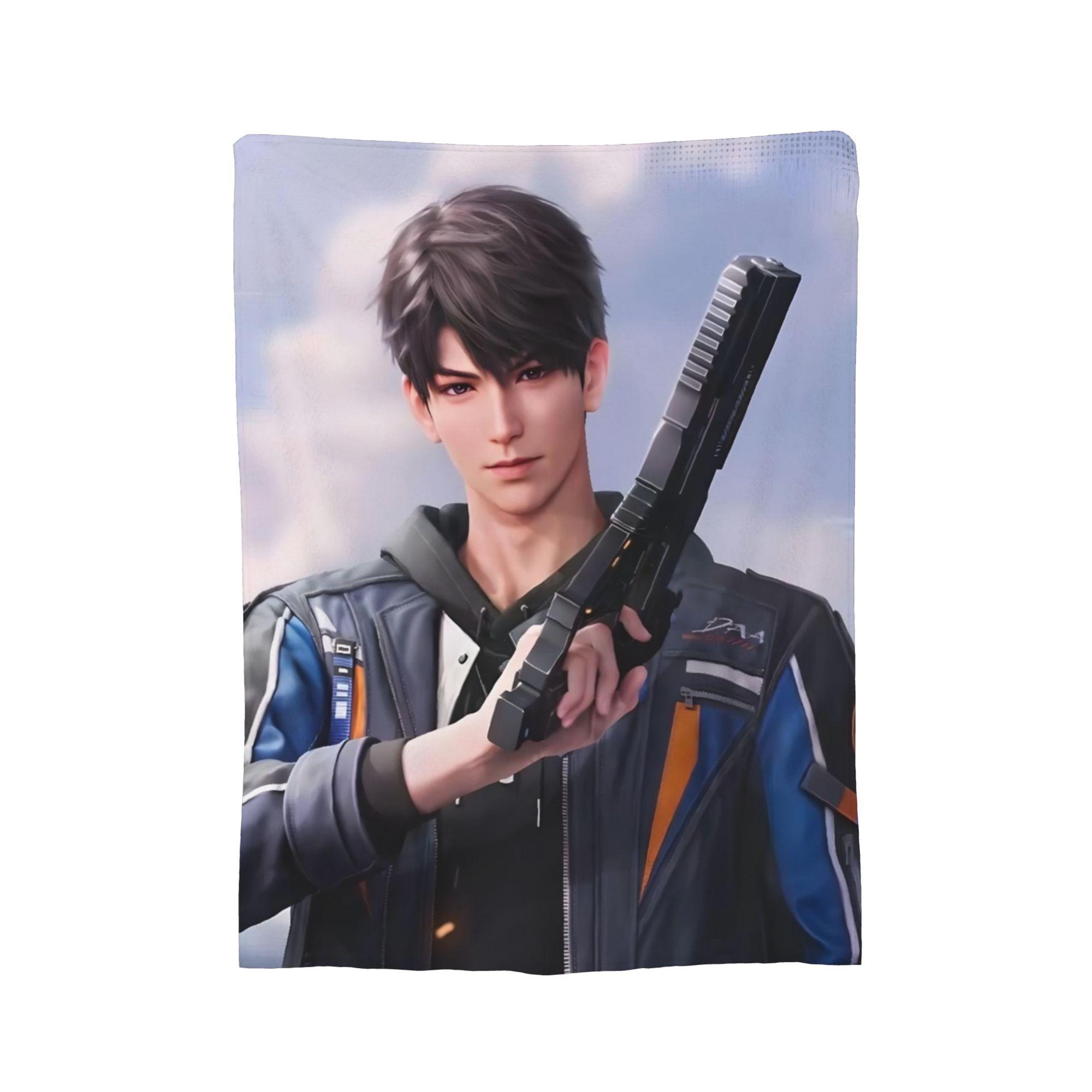 

Caleb Love And Deepspace Blankets Flannel Autumn/Winter Multi-function Soft Throw Blanket for Bedding Couch Bedspread 30x40in
