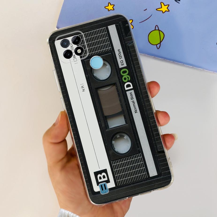 Für Realme C21Y C25Y Hülle Niedliche Bemalte Abdeckung Weiche Silikon Handyhülle Für Realme C25Y C 21 Y RealmeC21Y RelmeC25Y Rückabdeckung Taschen
