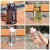With Carrying Rope Sports Water Cup Straw Fitness Drinking Bottle Fitness Water Bottle  Running