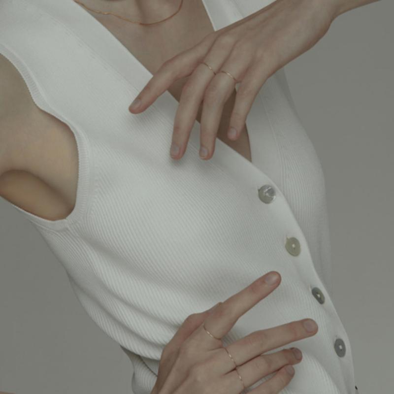 J.Gracelet R Gold 14K Simple Ring