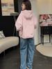 Women's Fashionable Hooded Windbreaker Jacket - Spring 2025 Petite Casual Cardigan Top