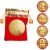 2025 Year Of The Snake Coin New Year Souvenir Coin Badge Collectibles Commemorative Coin Year Of The Snake Lucky Gold Coin