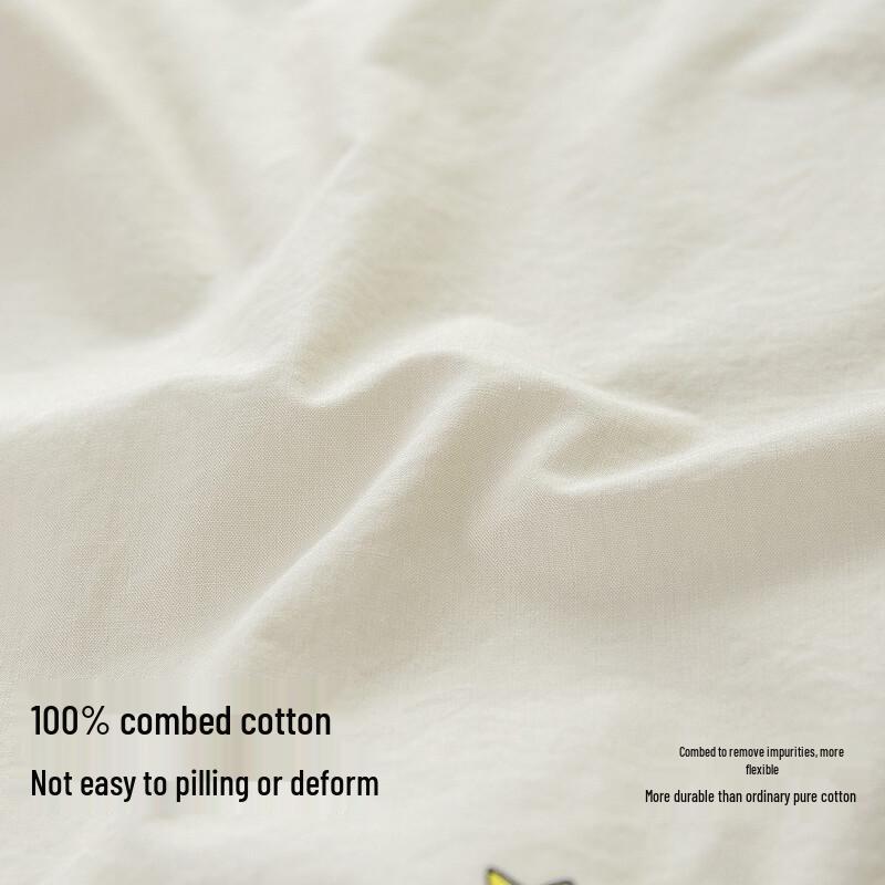 Minibala Boy's Casual Pure Cotton Short Sleeve Shirt
