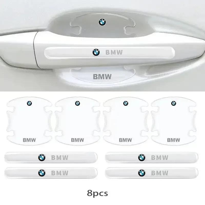 Car Sticker 2025 Hot Car Door Bowl Handle Protector Stickers Transparent Anti-scratch Film For All BMW Performance F25 F26 F15 F