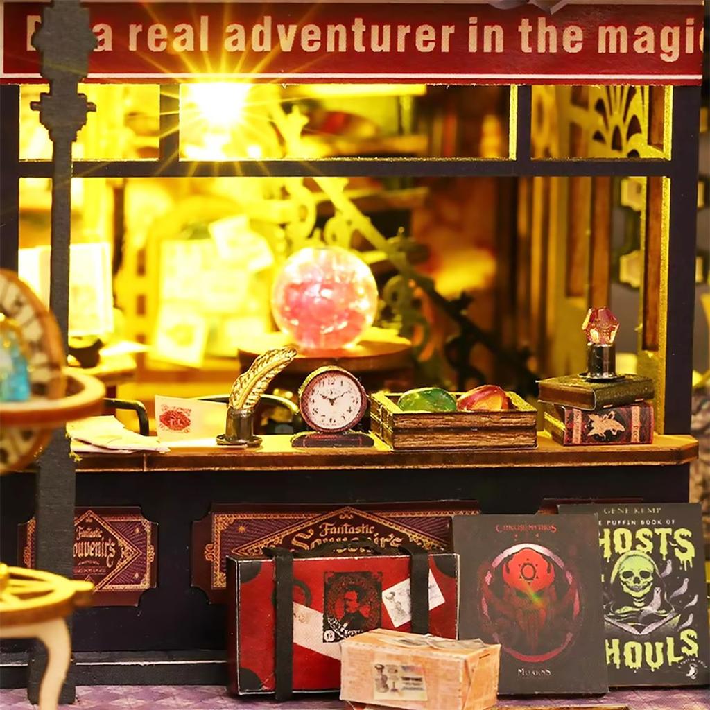 DIY Miniature Dollhouse, 3D Miniature Holo-Magic Castle, Magnificent, Luxurious Handmade Craft Kit for Adults (ES012-A)