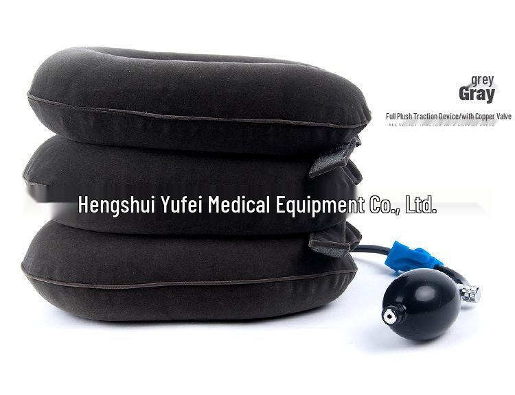 Inflatable Cervical Traction Neck Support Velvet Device