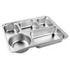ZLIII 304 Stainless Steel Divided Lunch Tray
