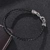 Leather Chain Lobster Clasp Bracelets Hand Women Bangles Jewelry 2021 BB1095