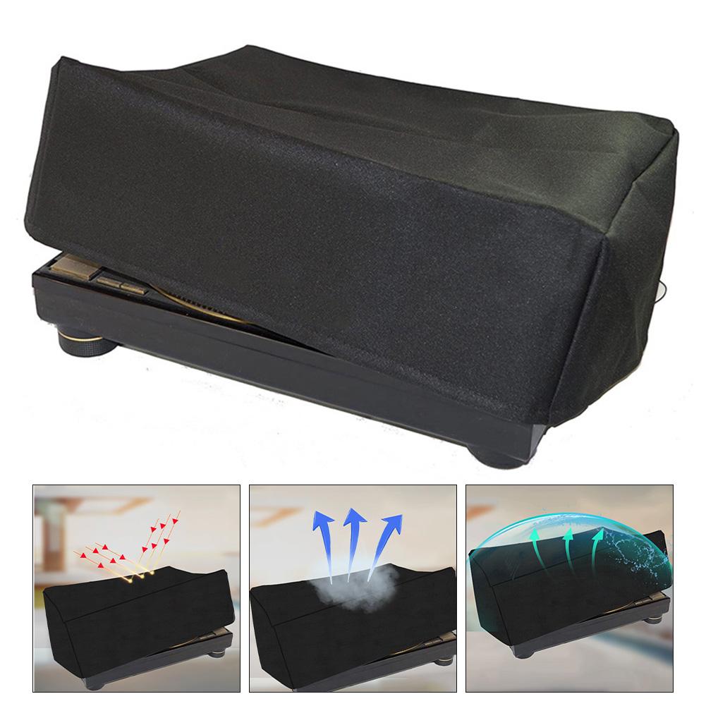 Staubschutzhülle Vintage Plattenspielerabdeckung Musikaufbewahrung Atmungsaktives Material Leicht zu reinigen Für Audiogeräte