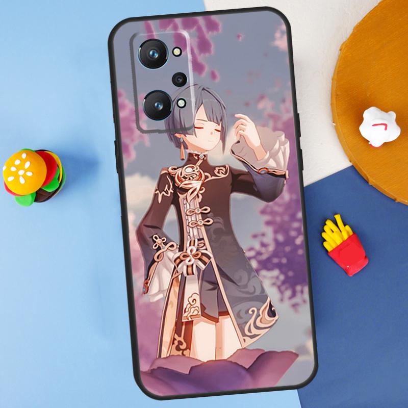 Genshin Impact Xingqiu For Realme GT 6 6T 5 GT7 Pro C61 C75 C55 C51 C21Y C25S C67 C53 13 12 10 11 14 Pro Plus Case