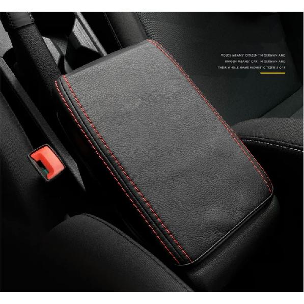 Car Armrest Box Cover For Polo MK6/Ibiza Typ 6F/Arona SUV 2018   Car Central Control Armrest Storage Box Pad