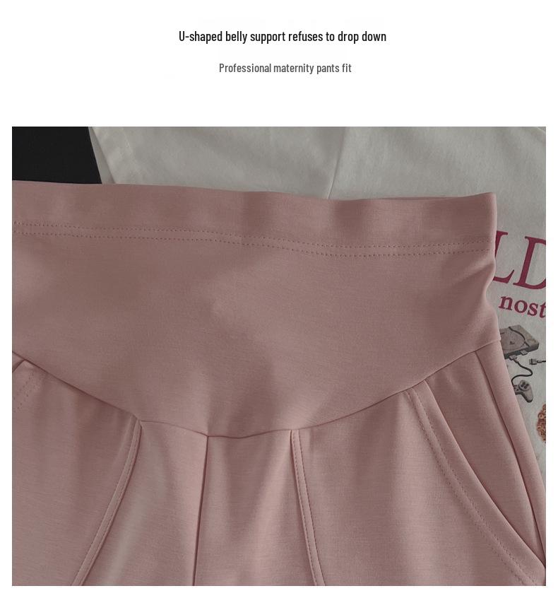 Summer Maternity Wide-Leg Shorts: Lightweight, Casual, and Comfortable for Early Pregnancy