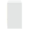 Vidaxl TV Cabinet with LED, White, 91X34X61 Cm, Wood-based Material