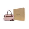 Coach Rowan 17 Zipper Closure Detachable Shoulder Strap Crossgrain Leather Briefcase Shoulder Crossbody Handbag Mini Women Handbag CF375-IMV2G