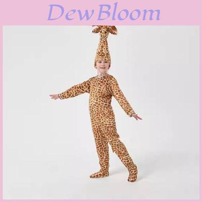 Adorable Kids Giraffe Reindeer Rabbit Halloween Costume Unisex Polyester Fiber Fabric 2022