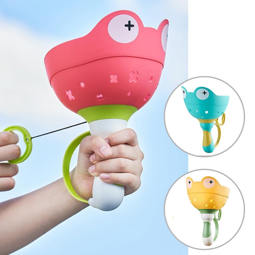 3-Pack Outdoor Play Flying Disc Toys for Kids Launcher Pop-Up Flying Saucer Outdoor Play Supplies Park Play Supplies for Elementary School Children Gi