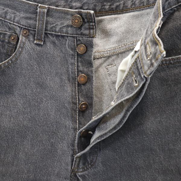 Levi's 90s 501 Made In USA Straight Denim Pants W32 Jeans Button Fly Men's Used