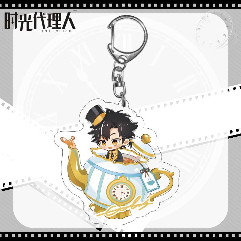 6CM Anime Link Click Shiguang Daili Ren Cosplay Schlüsselanhänger Cheng Xiaoshi Lu Guang Acryl Figur Anhänger Schlüsselanhänger Geschenk für Fans