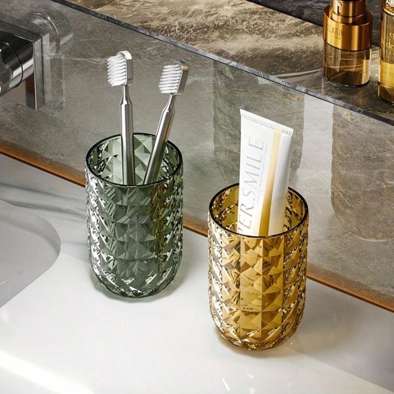 1 st Luxe Spoelbeker, Koppeltandenborstelbeker, Plastic Spoelbeker, Huisbadkamerbeker, Badkameraccessoires
