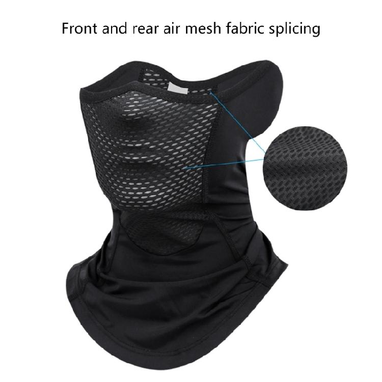 Motorcycle Cycling Half Face Mask Cycling Balaclava Snood Bandanas Sunscreens Ice Silk Sports Neck Gaiter for Outdoors