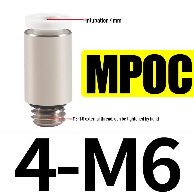 Straight-Through Quick Connector for Air Hose, Pneumatic Miniature 3-4, Air Pump Quick Plug M3/M5/M6/M7/01