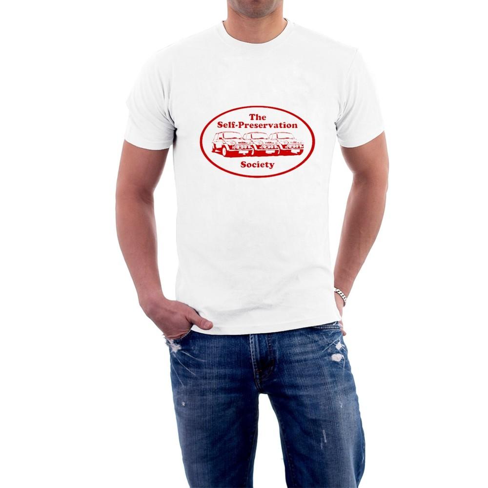 

Italian Job T-Shirt Self Preservation Society Mini Cooper Movie Tribute Tee S