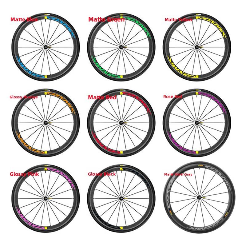 Mavik Cosmic Road Bike Stickers Bicycle Wheel Rim Wheelset Carbon Blade Circle Single Bike Stickers Wheel Decoration