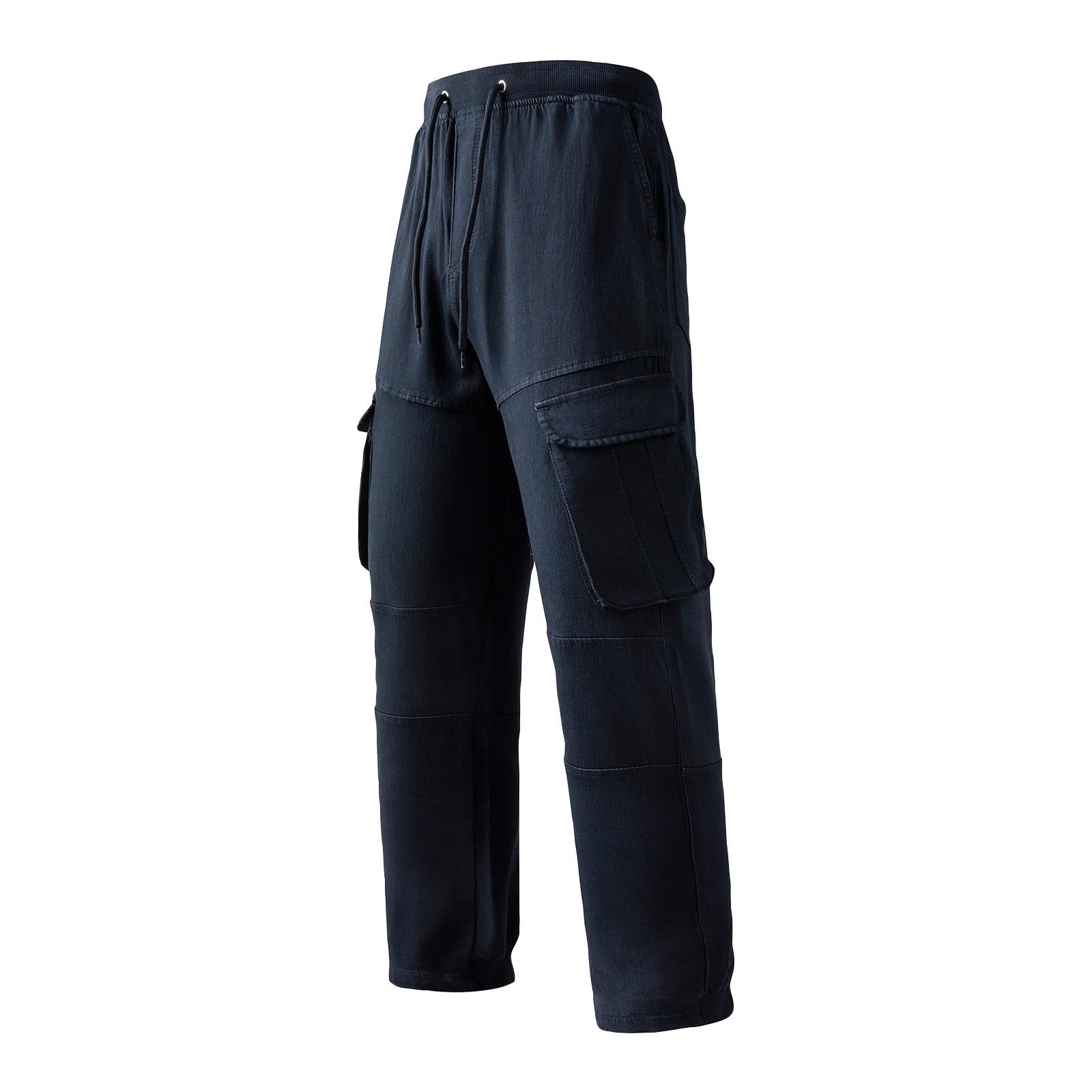 

Мужской однотонный комбинезон с несколькими карманами Мужской повседневный комбинезон для активного отдыха 42 тёмно-синий