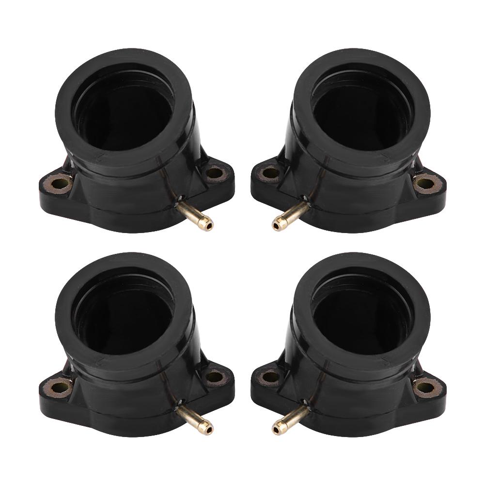 4Pcs Motorcycle Carburetor Manifold Intake Adapter Joint Boot for YAMAHA XJ1100 XS1100 XS1100L