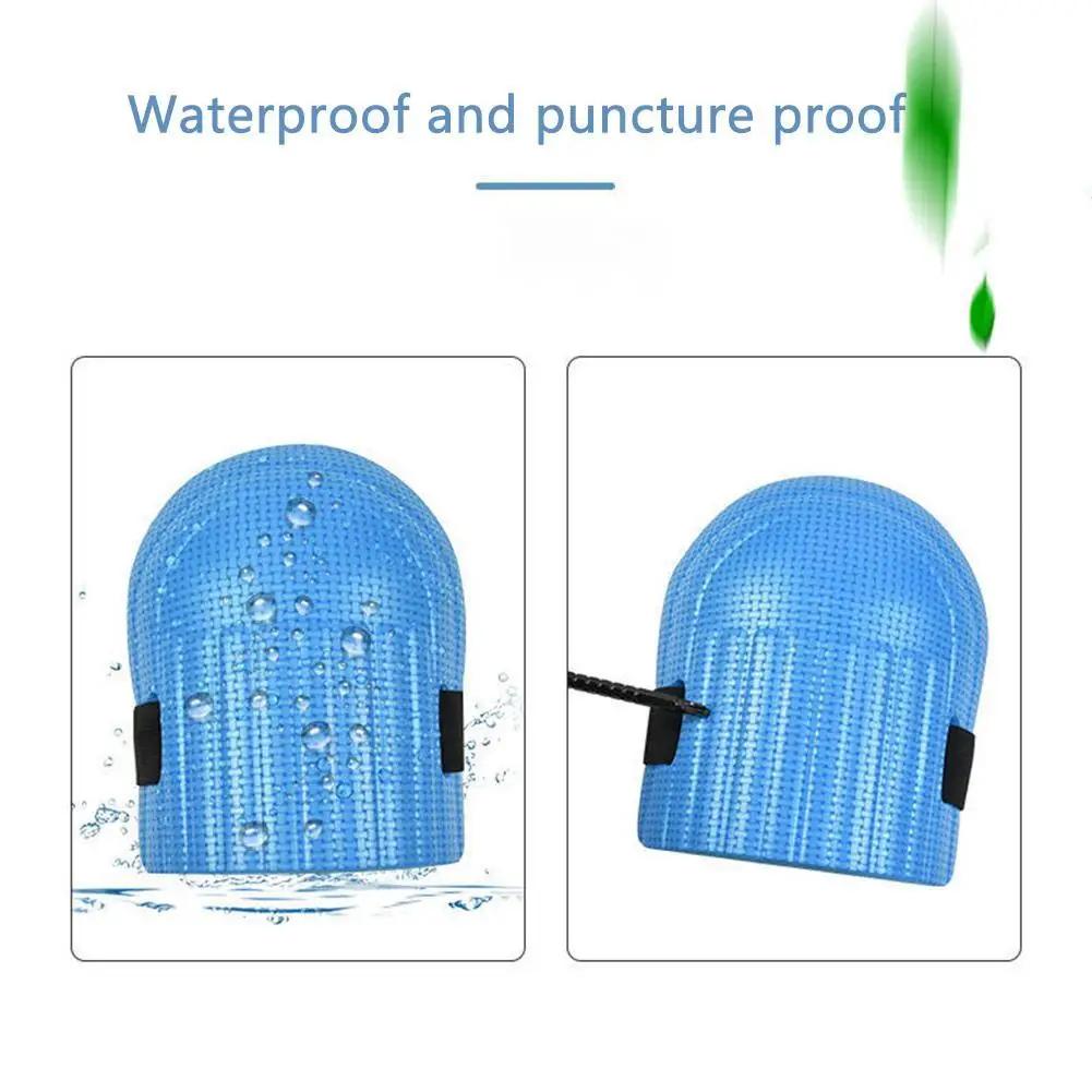 1 Pair Thickened Knee Pads for Tile Laying, Waterproof Knee Protection Cushion for Mud Workers Construction Tools