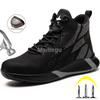 Work Boots Steel Toe Safety Shoes Men Women Work Shoes Sneakers Lightweight  Anti-Puncture Safety Shoes Men Indestructible Boots